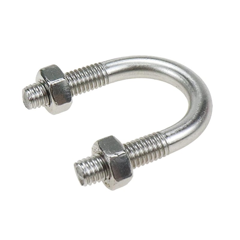 Sscon 10PCS M6x18 304 Stainless Steel U-Bolt Fasteners for 18mm Pipe Dia - Image 2